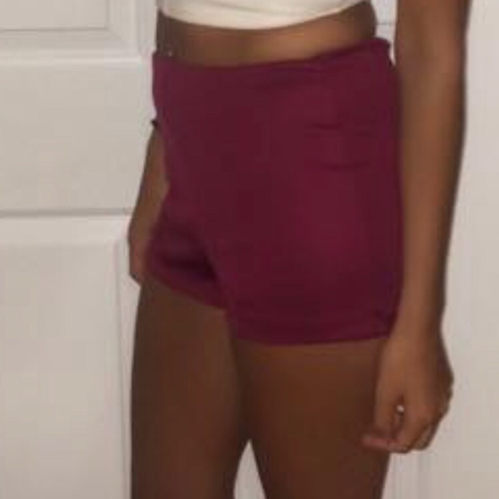 High rise shorts
